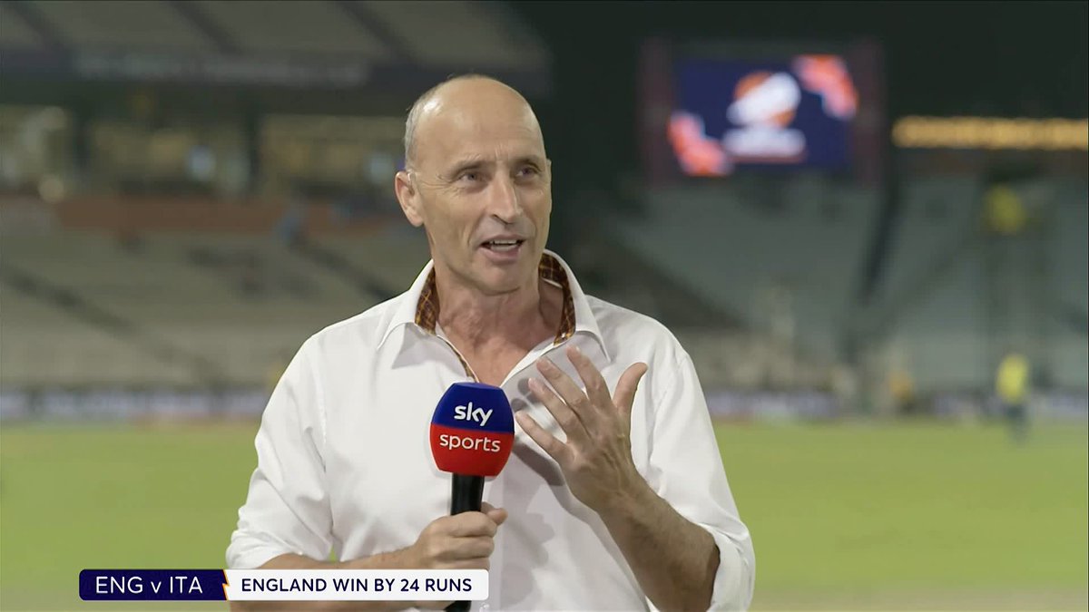 NASSER HUSSAIN TALKING ABOUT ITALY CRICKET 😍🔥 - The start of Italy is here in Cricket.