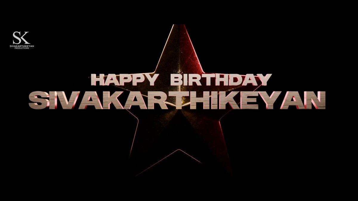 Happy Birthday to our dearmost Sivakarthikeyan ❤️ A journey built with belief, hard work, and heart. You continue to stand tall - inspiring, evolving and leading with humility. Wishing you great health, lasting happiness and many more milestones ahead. #HBDSivakarthikeyan #HappyBirthdaySK