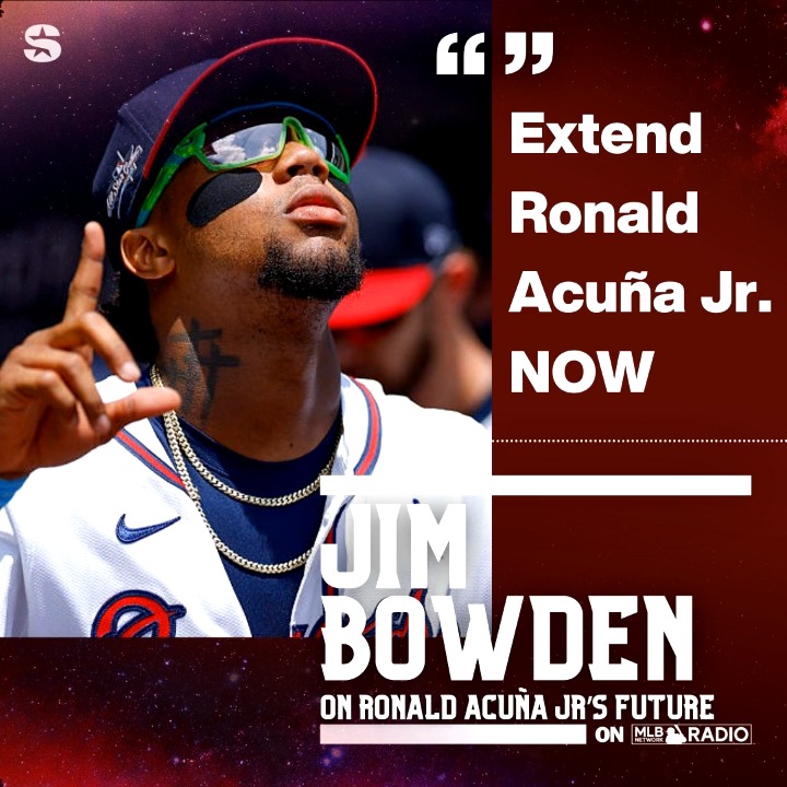 "DO NOT WAIT for Ronald Acuna Jr. to have an MVP season. I'd give him $500 million for 10 years." Jim Bowden⚾️ explores a potential extension for the #Braves star right fielder. 🔗