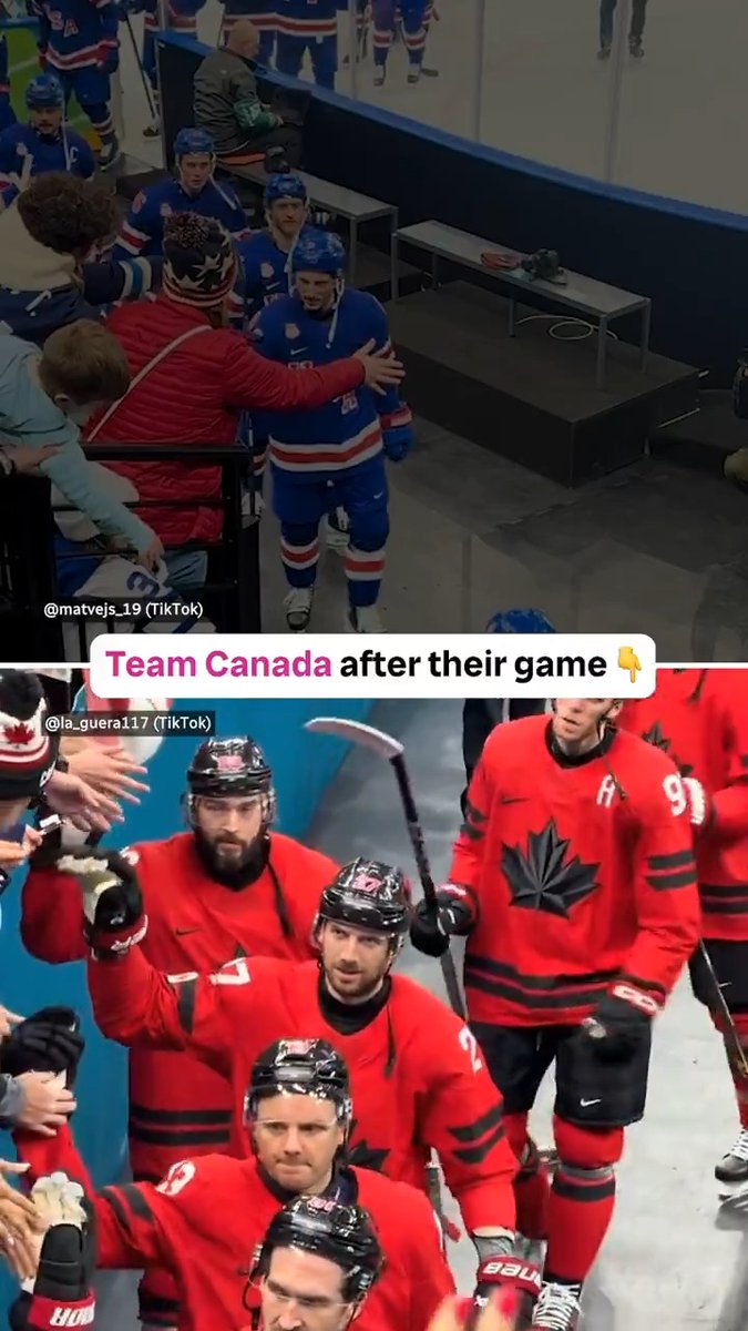 Team Canada is for the fans 🇨🇦🏒