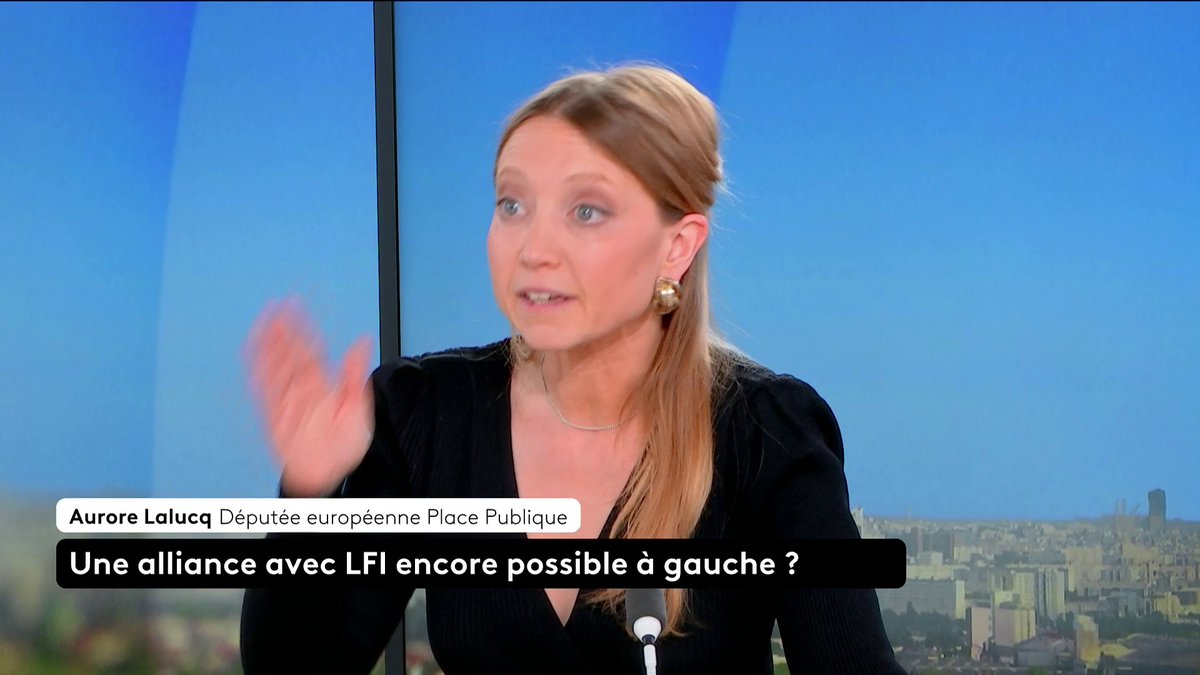 🔴 🗣️ "Je voterais face au Rassemblement national pour une chèvre, n'importe qui, je m'en fous" : la députée européenne Place Publique Aurore Lalucq 🇪🇺 explique qu'elle ne met pas de signe égal entre LFI et le parti d'extrême droite. #ToutEstPolitique #Canal16