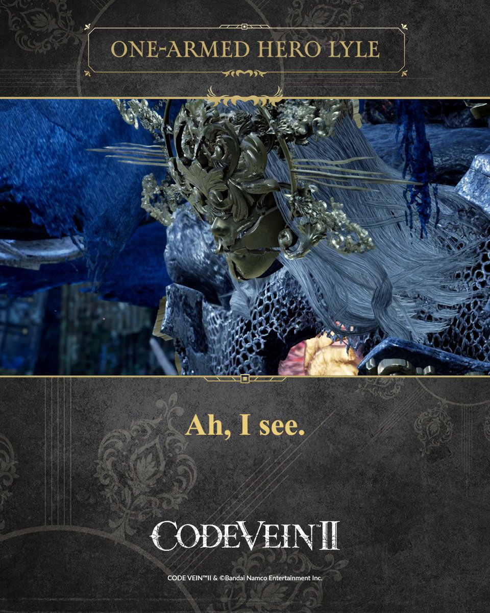 He has always been reckless in battle, trading blows for a chance to land a lethal strike. Do not think this fight against One Arm Hero Lyle will be any different. #CODEVEIN II