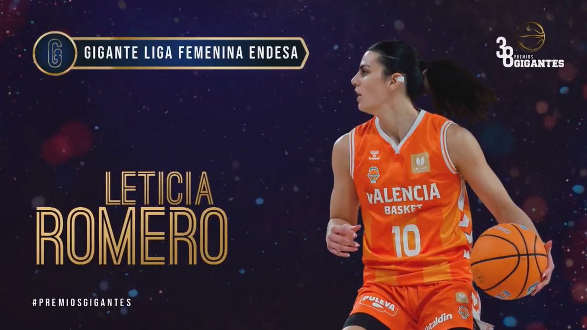 🏆 Premio Gigante Liga Femenina Endesa 🏆 🟠 Leticia Romero (Leticia Romero), jugadora de Valencia Basket Club #PremiosGigantes