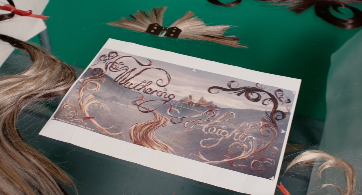 Here’s the video of #WutheringHeights / #WutheringHeightsMovie’s opening title sequence being created… Margot Robbie and Jacob Elordi’s hair was added in for authenticity.