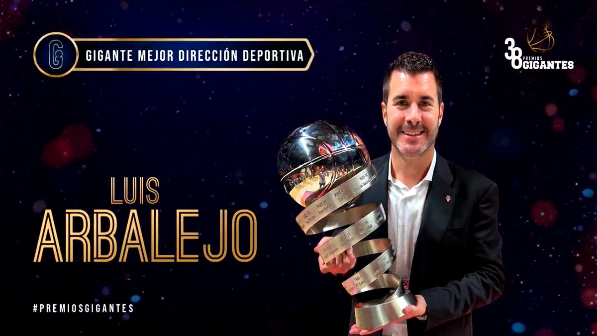 🏆 Premio Gigante Mejor Dirección deportiva 🏆 🟠 Luis Arbalejo, directo deportivo de Valencia Basket Club #PremiosGigantes