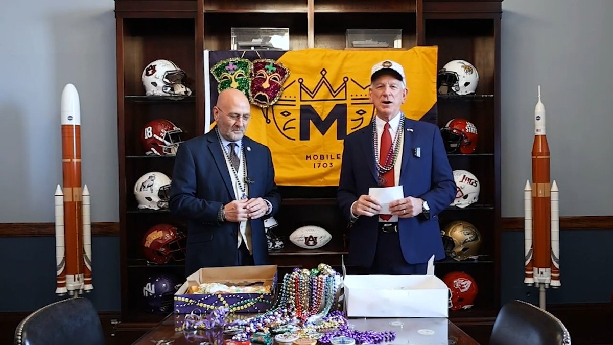 Happy Mardi Gras! Had our annual King Cake Taste-Off with Rep. Clay Higgins as this year’s Louisiana challenger. Alabama was proudly represented by Mobile’s Big Bad Breakfast. It was a draw…but I always like Alabama’s King Cake better.