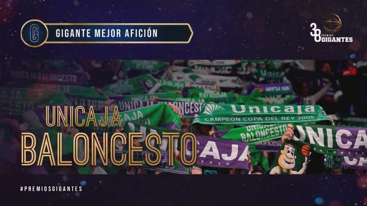 🏆 Premio Gigante Mejor Afición🏆 🟢 Unicaja Baloncesto, UnicajaCB #PremiosGigantes