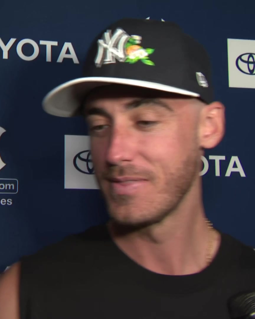 "When the decision came, it was a no-brainer for me. Grateful to be back." Cody Bellinger talks about returning to the Yankees:
