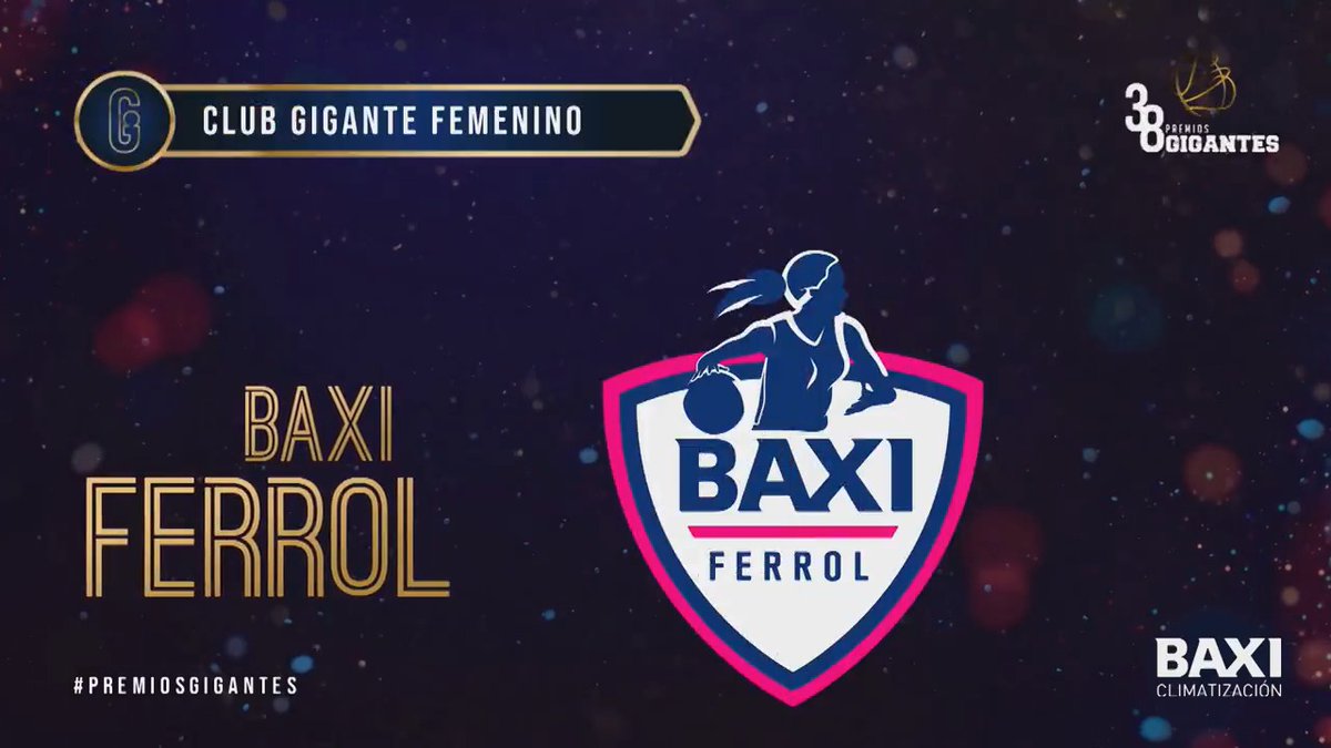 🏆 Premio Club Gigante Femenino 🏆 💜 BAXI Ferrol, Baxi Ferrol Ofrecido por BAXI #PremiosGigantes