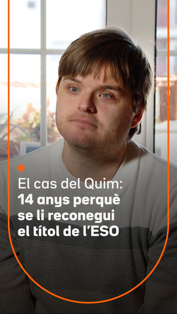 “No em van donar el títol de l’ESO tot i tenir-la aprovada amb un 6,5.” A l’actor Quim Llisorgas li van denegar la titulació perquè havia anat a una aula d’educació adaptada. L’ha aconseguit 14 anys després per via judicial