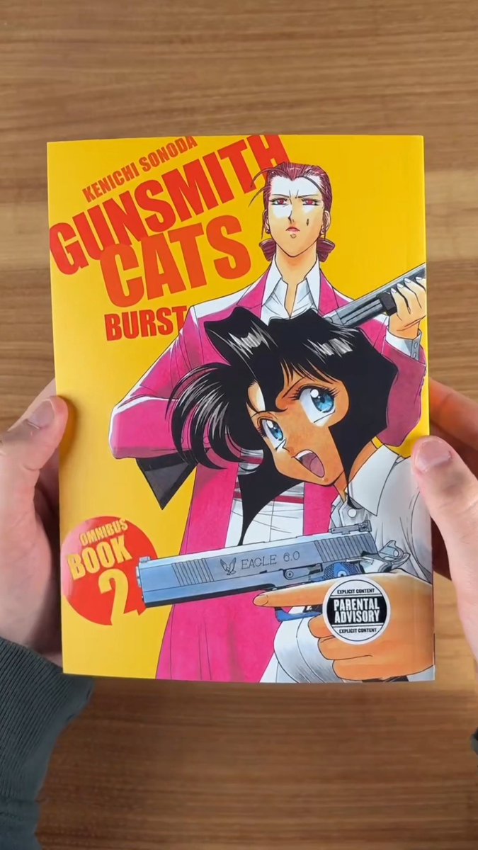 FIRST LOOK 🚨: Gunsmith Cats: Burst Omnibus Volume 2 releases on April 28th! Pre-order: The final volume in the Gunsmith Cats Omnibus release! By Kenichi Sonoda