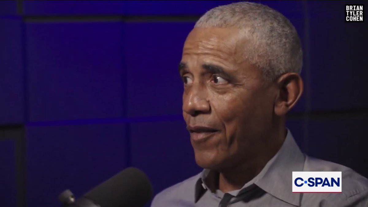 .Barack Obama on aliens: "They're real, but I haven't seen them, and they're not being kept in, what is it, Area 51. There's no underground facility, unless there's this enormous conspiracy, and they hid it from the president of the United States." via Brian Tyler Cohen