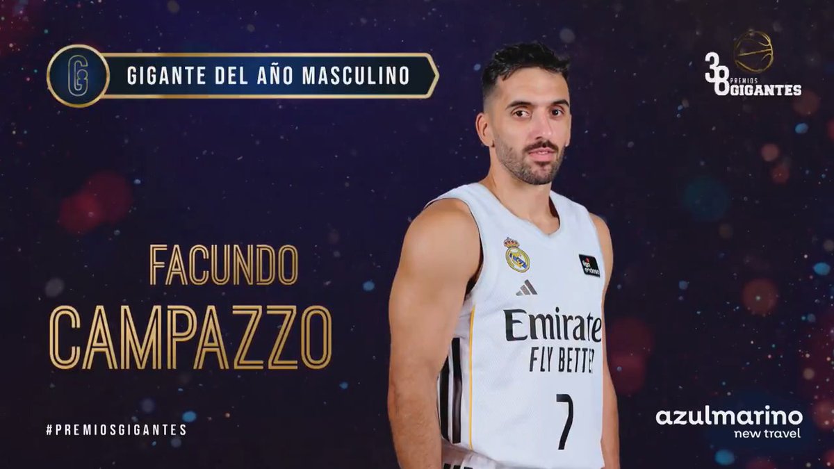 🏆 Premio Gigante del año masculino 🏆 ⚪️ Facundo Campazzo, Facu Campazzo Ofrecido por Azulmarino #PremiosGigantes
