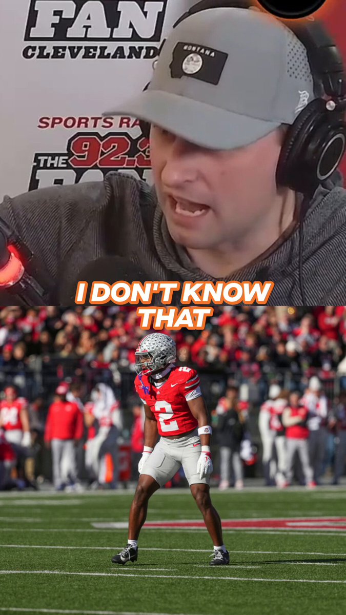 "I think Caleb Downs is substantially better than everybody else on both sides of the ball. The Browns have been so bad on offense that I think we're all kind of warped...you gotta get really good players." 🚨 Lance Reisland (Coach Riz) to 𝚂𝚙𝚎𝚗𝚌𝚎𝚛 𝙶𝚎𝚛𝚖𝚊𝚗 on why the #Browns can't rule out the #OhioState safety in the #NFLDraft 🏈