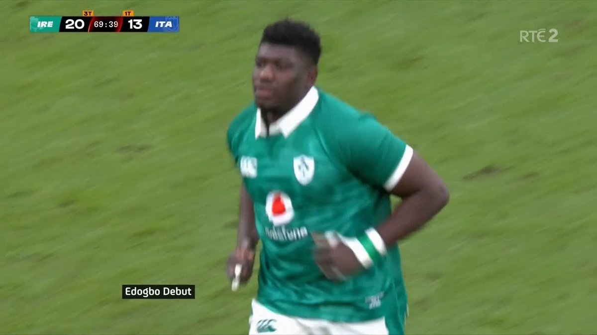 'A proud weekend for his parents, playing for Ireland for the first time... what has happened since has been absolutely horrible' Donal Lenihan on the racist social media abuse directed at Edwin Edogbo #SixNations #RTERugby #AgainstTheHead