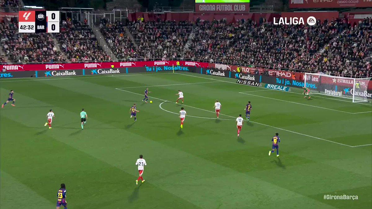 Seguiremos buscando el gol en la segunda. #GironaBarça | #LaLigaHighlights