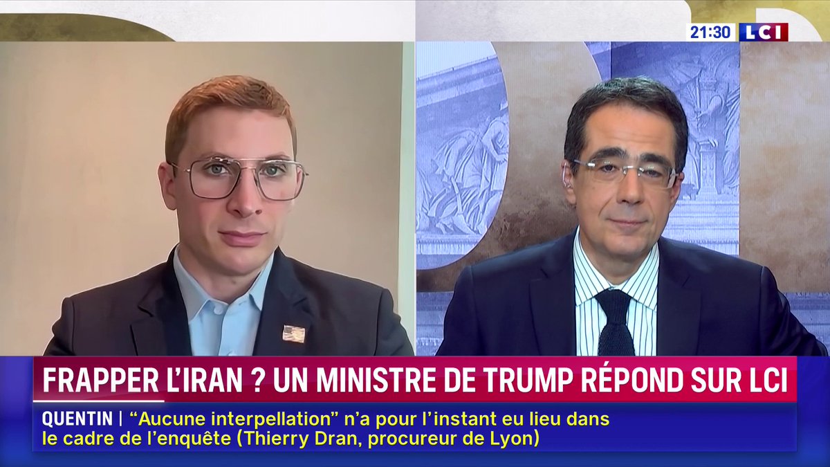 🔴🗣️ "Monsieur Trump aime l'Europe, il aime la culture européenne. Mais l'amour, c'est aussi la franchise : l'Europe doit prendre son destin en main" : Jacob Helberg à Darius Rochebin sur LCI