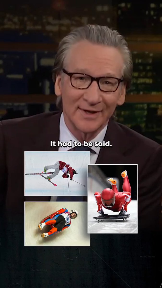 Call it what you like, but most of the Winter Olympics is just one sport. @BillMaher #NewRules #RealTime