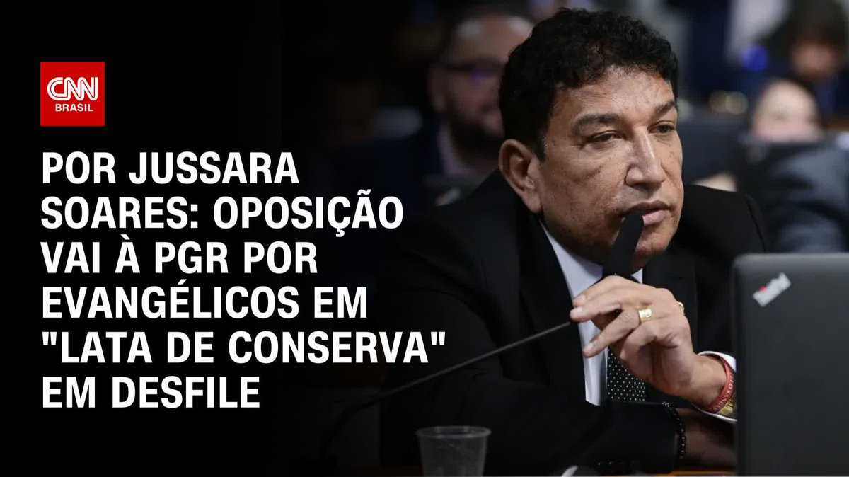 Por Jussara Soares → Oposição vai à PGR por evangélicos em lata de conserva; assista #CNN360º
