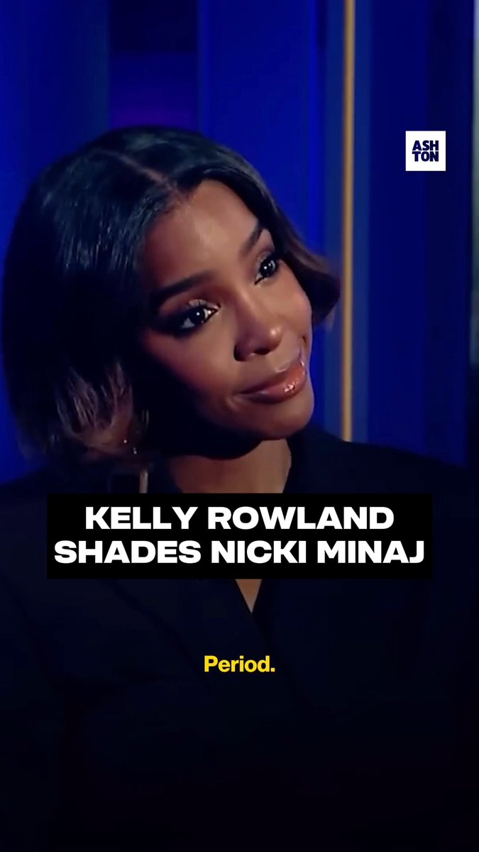 Apparently, the interviewer brought up Nicki Minaj’s name to Kelly Rowland, but that part was cut from the interview, which is why you hear the audio skip to the interviewer suddenly laughing.