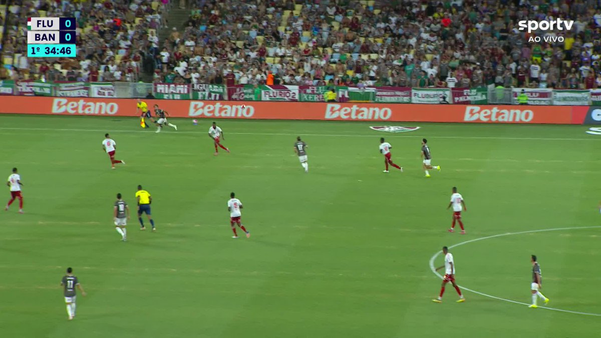 O primeiro gol de Savarino pelo Fluminense. Fluminense 1x0 Bangu. 🎥 sportv | ge