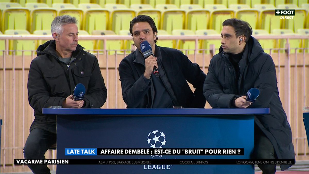 Affaire Dembรฉlรฉ : est-ce du "bruit" pour rien ? ๐ Clรฉment Grenier, Valรจre Germain et toute l'รฉquipe du Late Football Club en discute en direct de Monaco sur CANAL+FOOT โก๏ธ