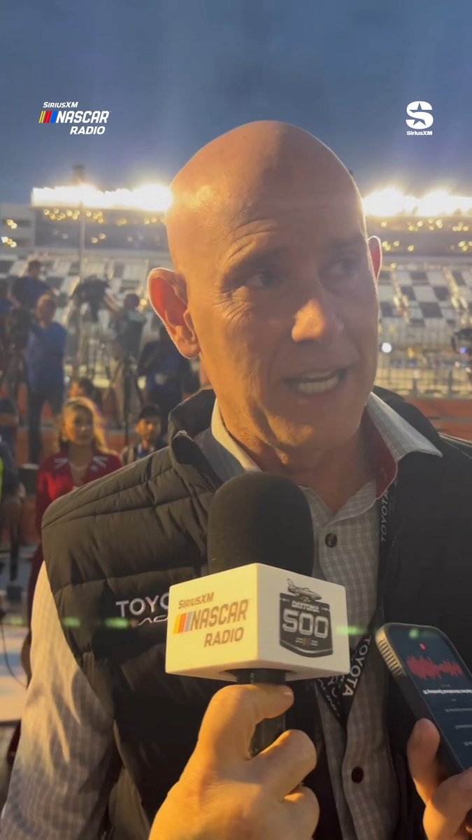 🗣️ "If the fans don't like that, I don't know what they like." Toyota's Tyler Gibbs speaks on the manufacturer teamwork that helped 23XI Racing wind up in #DAYTONA500 Victory Lane on Sunday night.