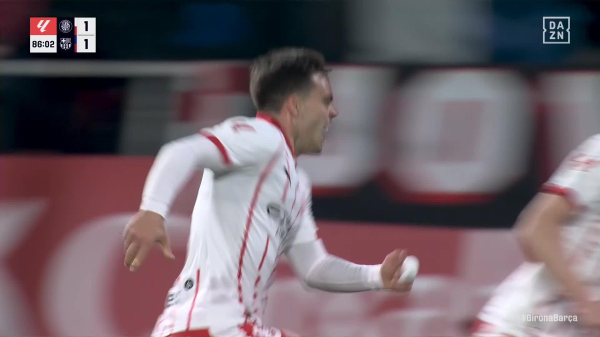โช๐ด El primer gol de Fran Beltrรกn con el Girona FC... PARA GANAR AL BARรA, ALEJARSE DEL DESCENSO... Y dar un vuelco a LALIGA poniendo lรญder al Real Madrid ๐ฅ #LALIGAenDAZN โฝ