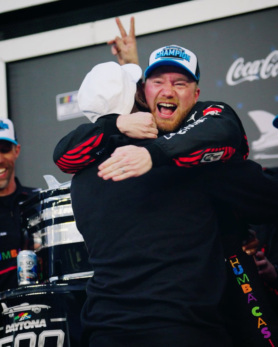 The reaction says it all. Tyler Reddick | Jordan