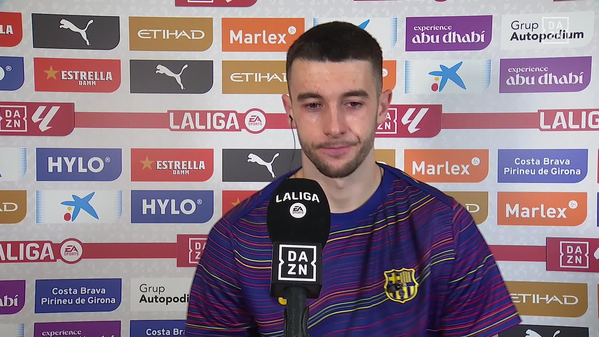 Joan García, en DAZN, sobre el polémico gol que dio la victoria al Girona ante el Barça 🗣️ "Para mí es falta. Koundé llega primero al balón. Lo que más sorprende es que no le llamen del VAR" #LALIGAenDAZN ⚽