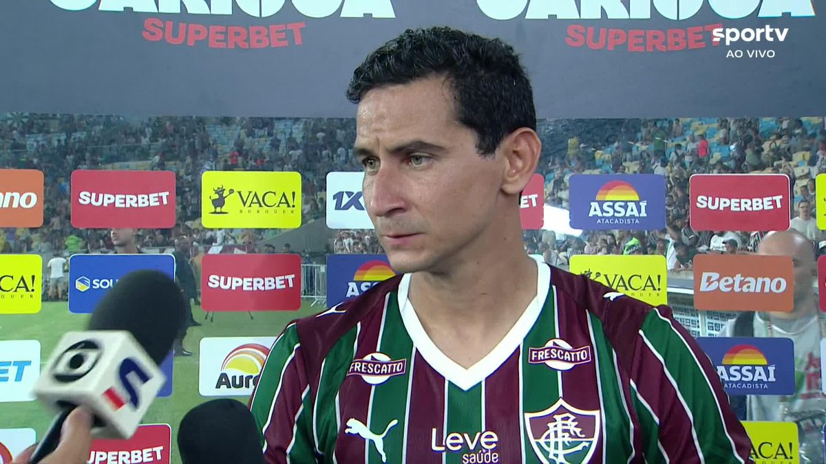 Após a vitória do Fluminense, Ganso celebrou a classificação e projetou a semifinal com o Vasco. #Futebol #CampeonatoCarioca #Fluminense #Bangu