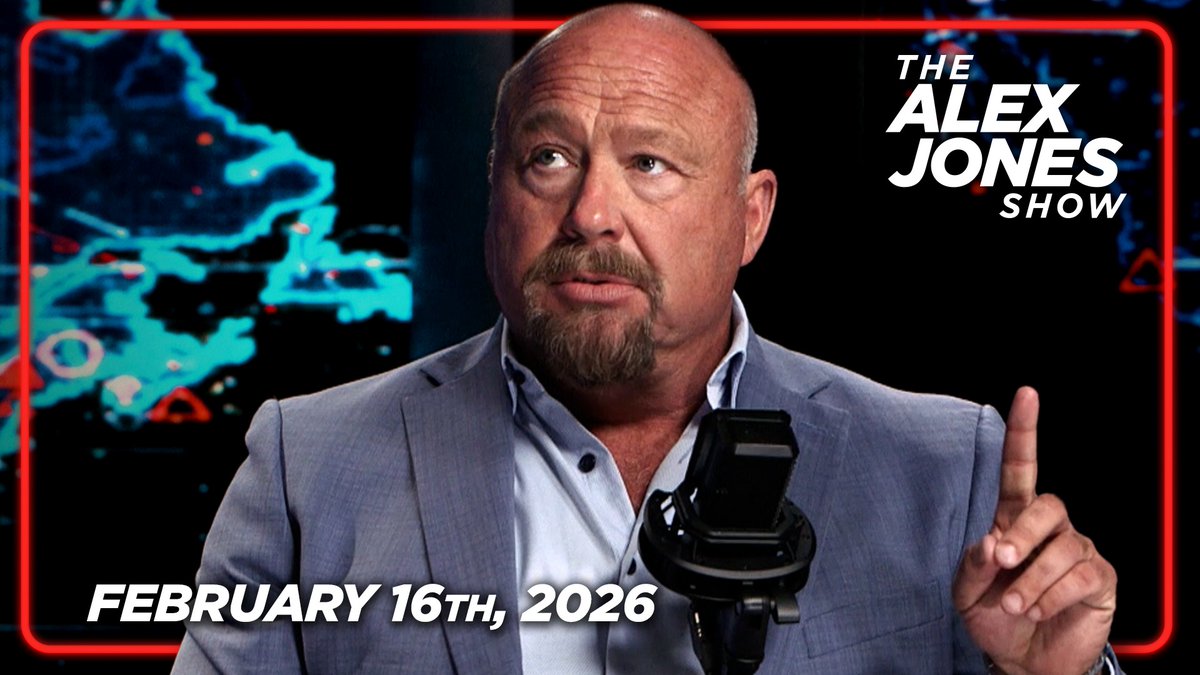 FULL MONDAY SHOW 2/16/26: ALEX JONES RETURNS! The DOJ Lied On Saturday When They Falsely Told Congress & Americans That ALL Epstein Files Had Been Released! PLUS, Top Crowley Witch Marina Abramovic Viciously Attacks Alex Jones, Giving Him Credit For Being The Epicenter Of The Global Awakening Against Satanism Of The Elite! Constitutional Lawyer & Legal Expert, Robert Barnes, Warns Republicans Are Going To Lose Both The House & Senate In The 2026 Midterms, And America Is DOOMED If President Trump Doesn't Reverse Course On The DOJ's Epstein Cover-Up! FINALLY, FBI Whistleblower Kyle Seraphin Joins Alex Jones To Examine Epstein Documents That Reveal The Trilateral Commission Operative Was Involved In A Secret Takeover Of Large Sections Of Bitcoin's Secret Administration In 2015! THIS IS A MUST-WATCH/SHARE BROADCAST!