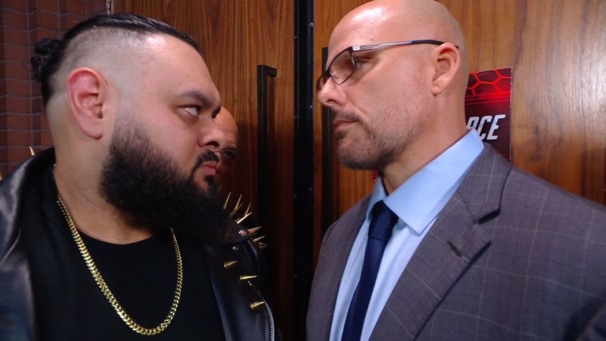 "I solve The Vision's problems." 😮 BRONSON REED is putting everyone on notice! Adam Pearce