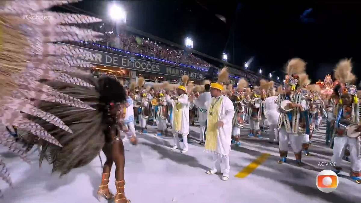 Lorena Raissa, rainha da Beija-Flor, fazendo bonito demais na Sapucaí 💃 #Globeleza