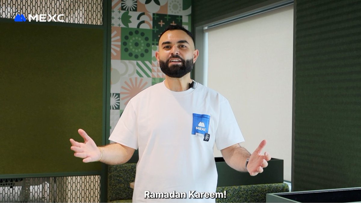 MEXC COO Vugar Usi shares a heartfelt Ramadan greeting with the community.