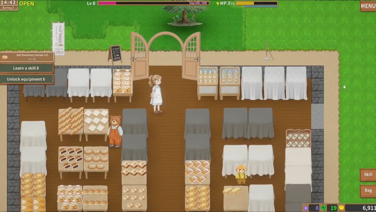 【ニュース】“小麦から作る”ほのぼのパン屋経営ゲーム『絵本の中のパン屋さん』2月21日早期アクセス配信へ。森の動物たちにパンを売る、アンディーメンテ新作