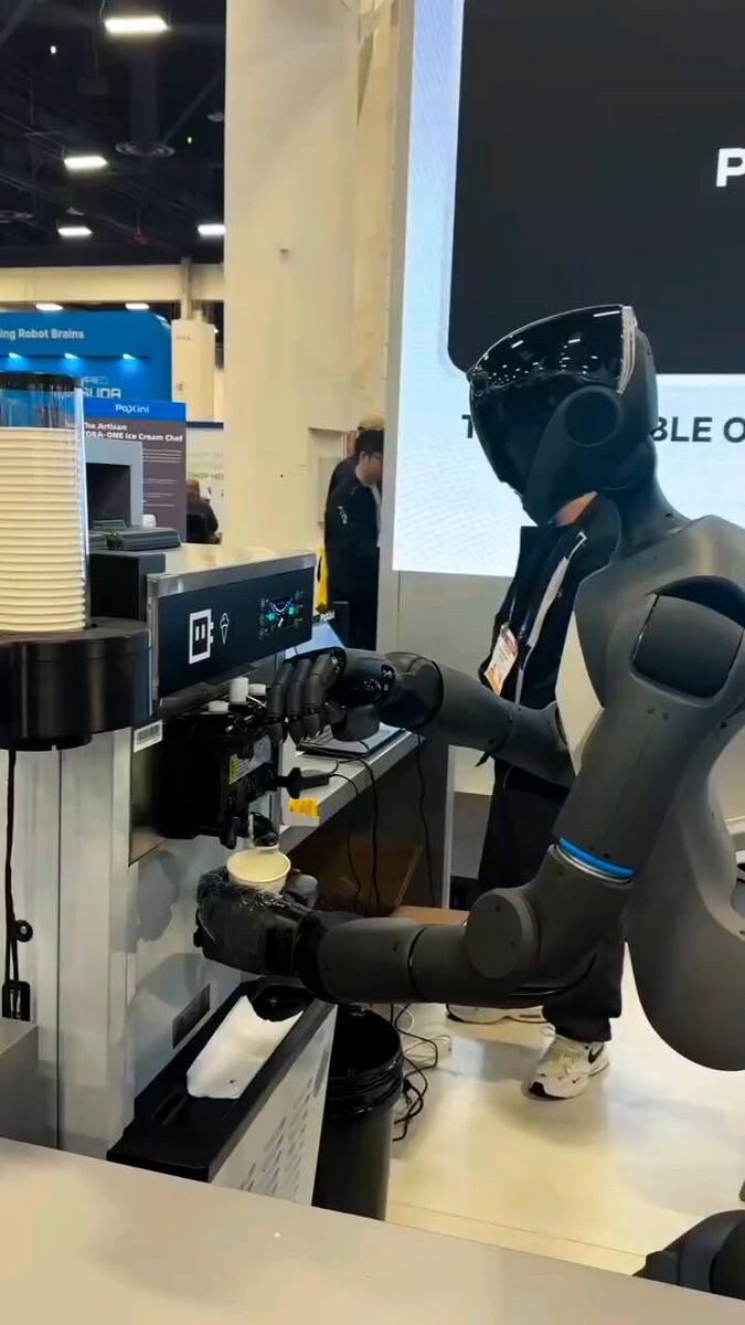 The time of robot serving staff is getting close