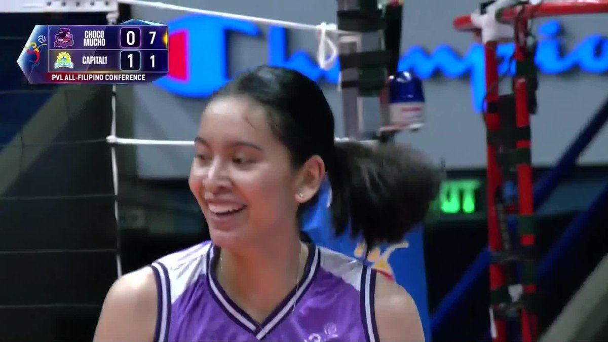 KAT-ALYST ACTIVATED 💪🏻 Kat Tolentino catches fire early, scoring quick points to help the Choco Mucho Flying Titans build momentum against the Capital1 Solar Spikers in the second set of the 2026 PVL All-Filipino Conference. #PVL2026 #TheHeartofVolleyball