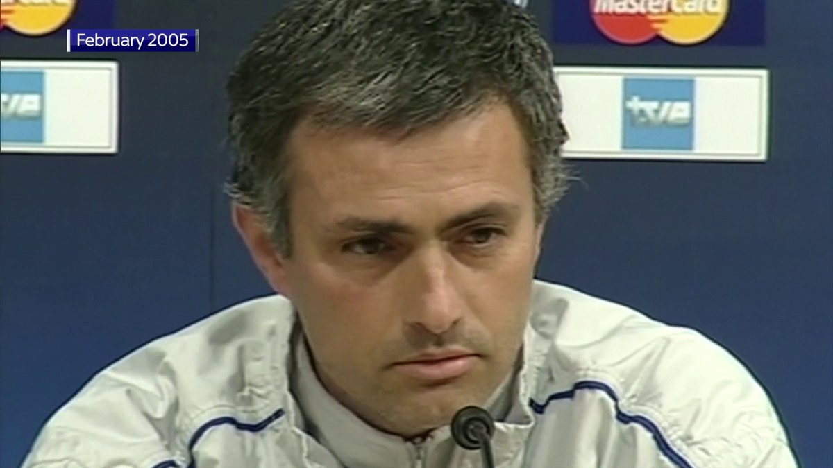 In 2005, Mourinho played a funny mind game before facing Barca in the UCL RO 16 as he said he could predict both starting line-ups. He predicted Barca’s XI correctly &amp; then lied on starting Gudjohnsen. Chelsea won the match and qualified for the QF. 😂