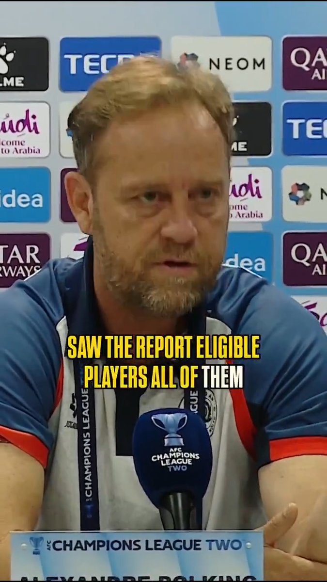Alexandre Polking admits it is 🇻🇳 Cong An Ha Noi's own fault for not doing their due diligence. But he also clarified that the two players who were fielded while suspended were also on a list stating they were eligible. #ACLTwo