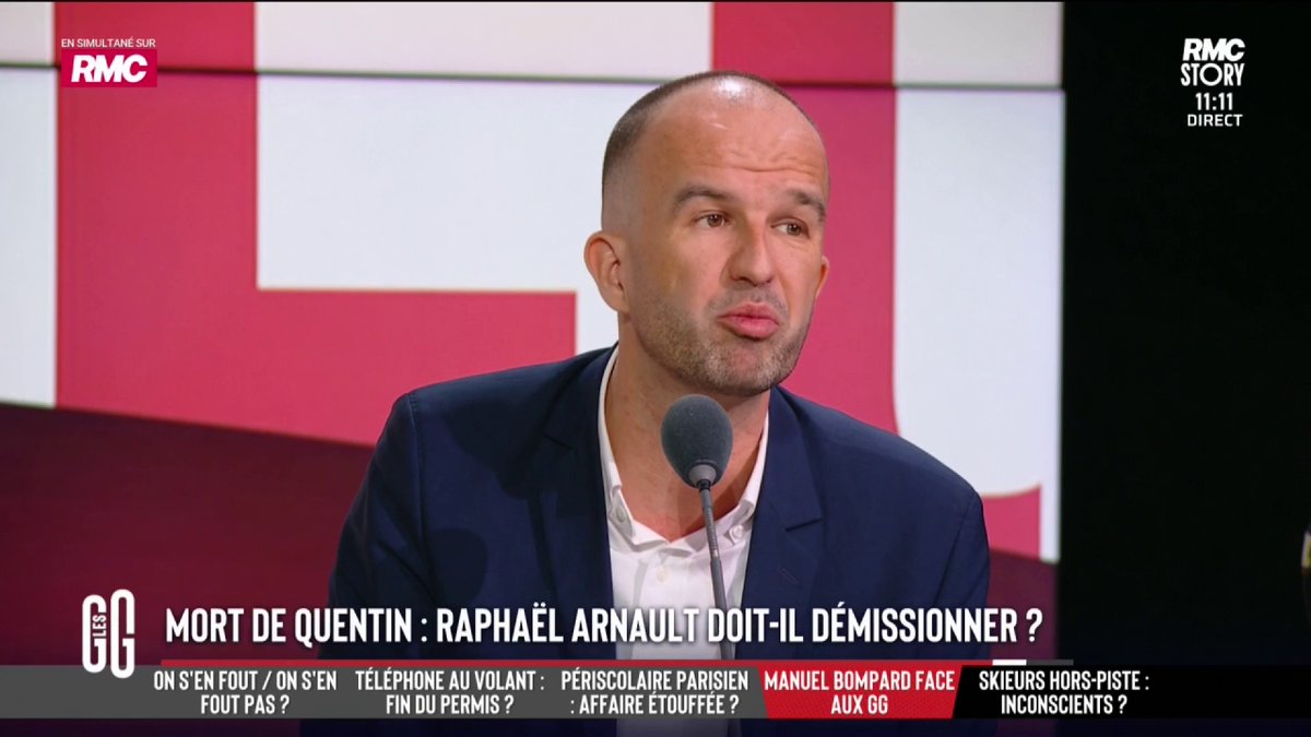 🎙️ Manuel Bompard : "Depuis 10 ans, il y a eu 100 attaques de l'extrême droite, dans une impunité absolue. Dans 70 % de ces cas, il n'y a eu aucune condamnation. Il faudrait que la police fasse davantage son métier sur ce sujet." #GGRMC