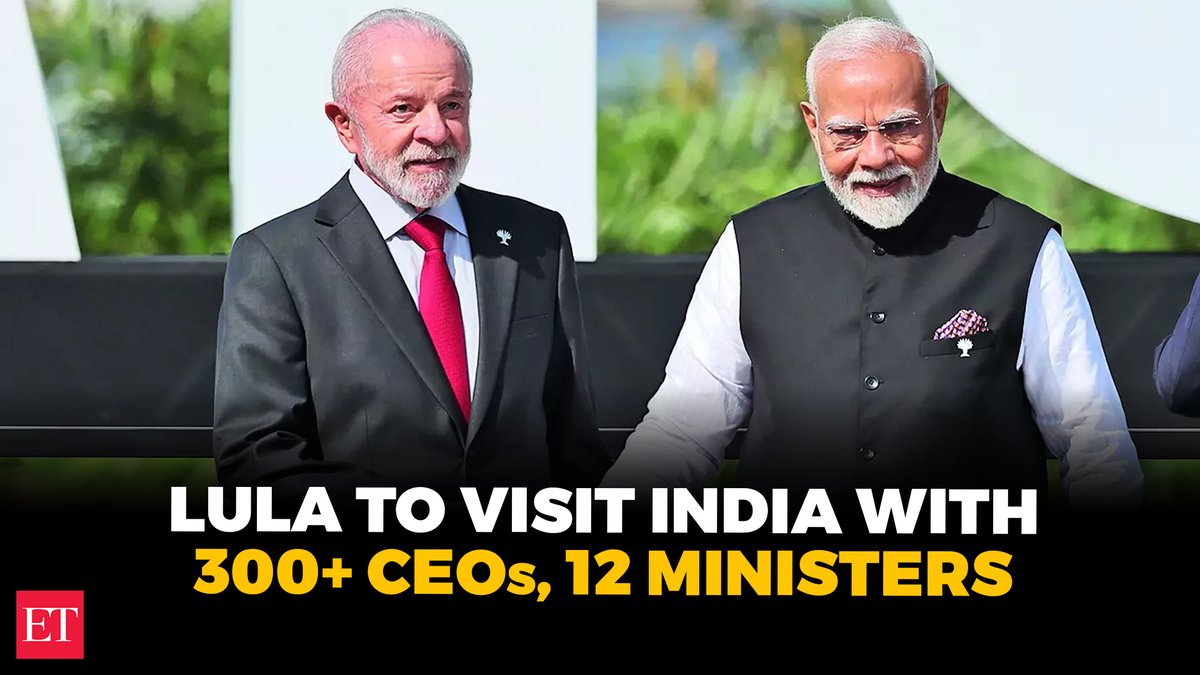 🇧🇷🤝 #Brazil’s #President #Lula to visit #India with the largest-ever #delegation 🌏📅