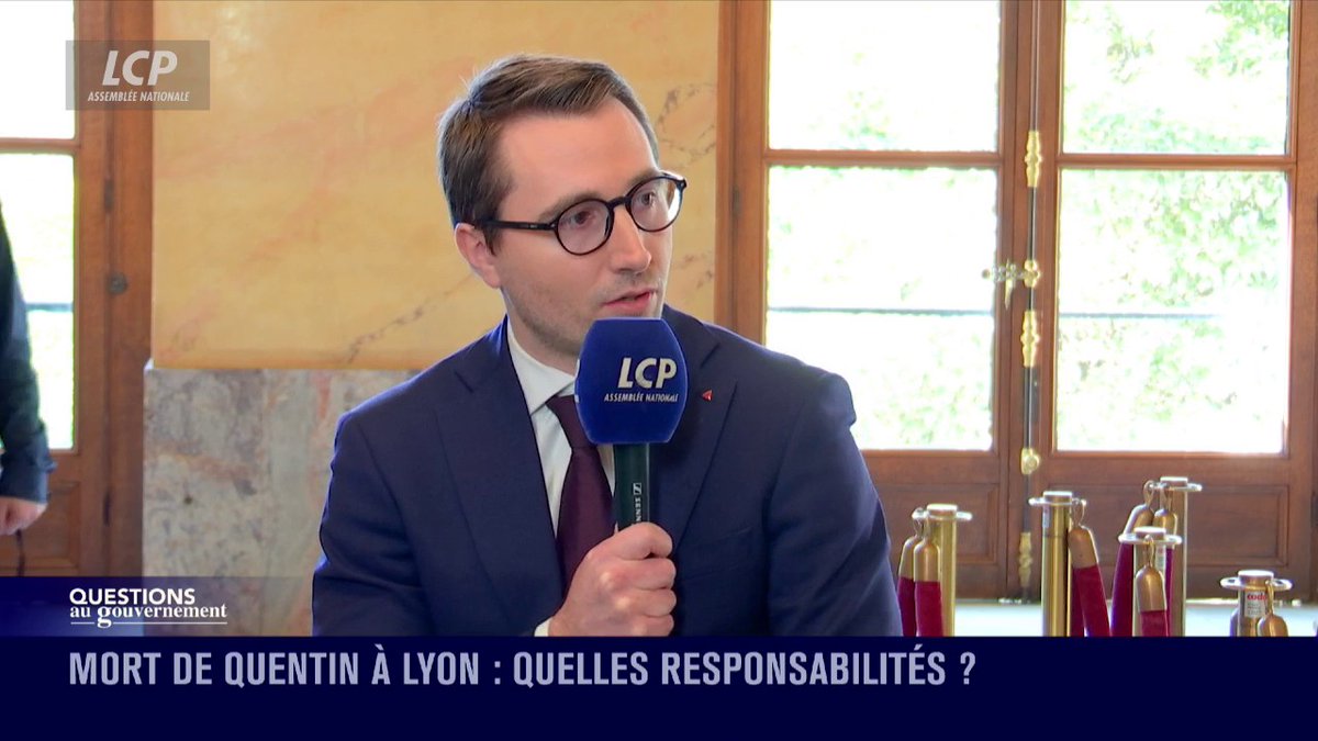 "La France insoumise a toujours condamné la violence en politique, il y a des prises de parole de Jean-Luc Mélenchon régulières sur ce sujet-là", affirme Antoine Léaument 🇫🇷. #DirectAN