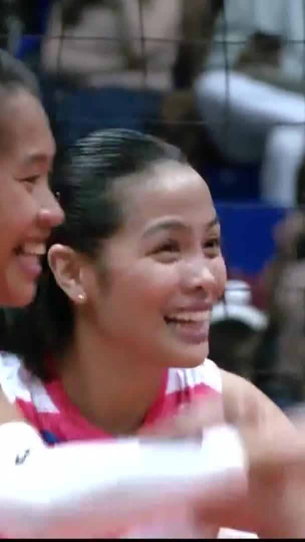 JEMA ON FIRE 🔥 Jema Galanza catches fire late, scoring five key points to seal the win for the Creamline Cool Smashers over the ZUS Coffee Thunderbelles in the 2026 PVL All-Filipino Conference. #PVL2026 #TheHeartofVolleyball