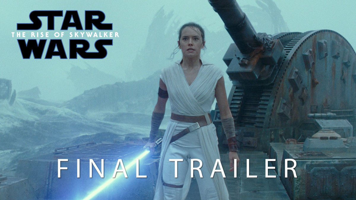 Before we get The Mandalorian and Grogu trailer, here's the last big trailer for a theatrical Star Wars release. Say what you will about The Rise of Skywalker, but this is an amazing trailer.