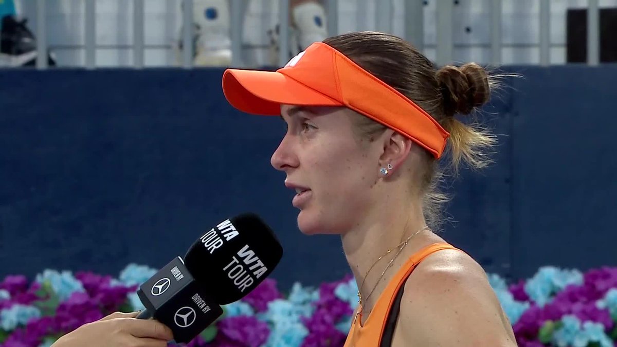 Get well soon, Paula 💚 Elina Svitolina advances to the Round of 16 in Dubai as Paula Badosa is forced to retire due to injury. #DDFTennis