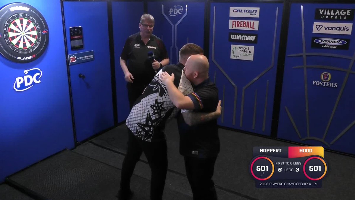 NOPPERT GAINS HIS REVENGE! Danny Noppert avenges his World Championship defeat against Justin Hood, reeling off three consecutive legs to seal his progress! 📺 #PC4