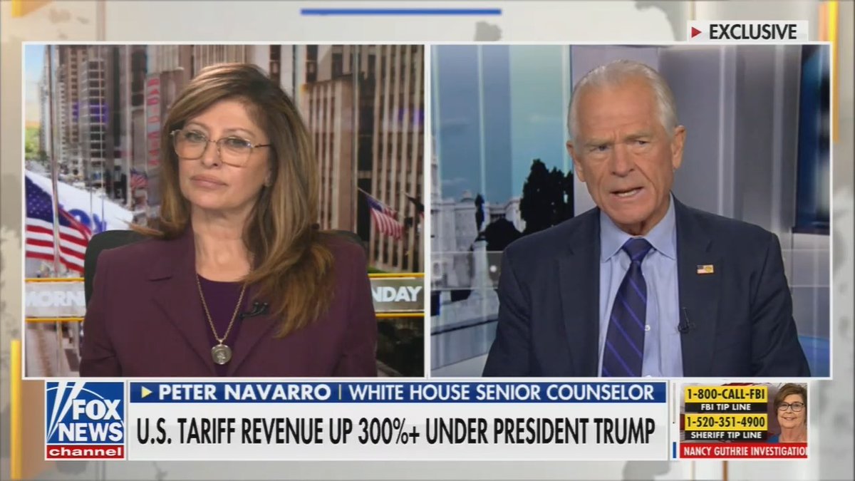 Navarro: Trump economy—perfect. It's probably one of the best years in modern American economic history. Not hyperbole.