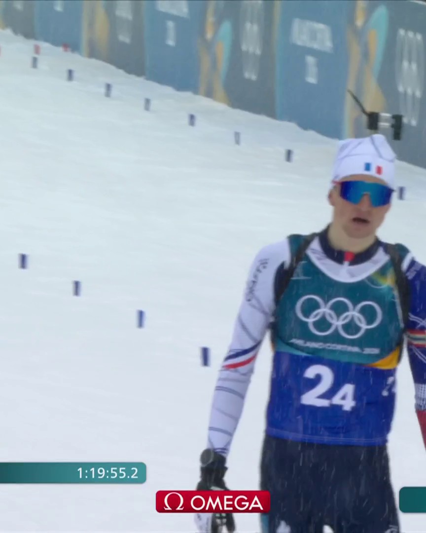 🇫🇷🥇 𝐋𝐄𝐒 𝐁𝐋𝐄𝐔𝐒 𝐂𝐇𝐀𝐌𝐏𝐈𝐎𝐍𝐒 𝐎𝐋𝐘𝐌𝐏𝐈𝐐𝐔𝐄𝐒 ! Merci et bravo Fabien Claude, Emilien Jacquelin, Quentin Fillon Maillet et Eric Perrot, premier relais français à décrocher l'or ! #MilanoCortina2026