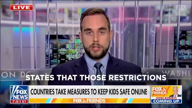 Age verification requirements on social media platforms are a reasonable and effective means to protect minors from harm. “ We do it for tobacco, we do it for alcohol, and we need to do it for social media too.” - Daniel Cochrane